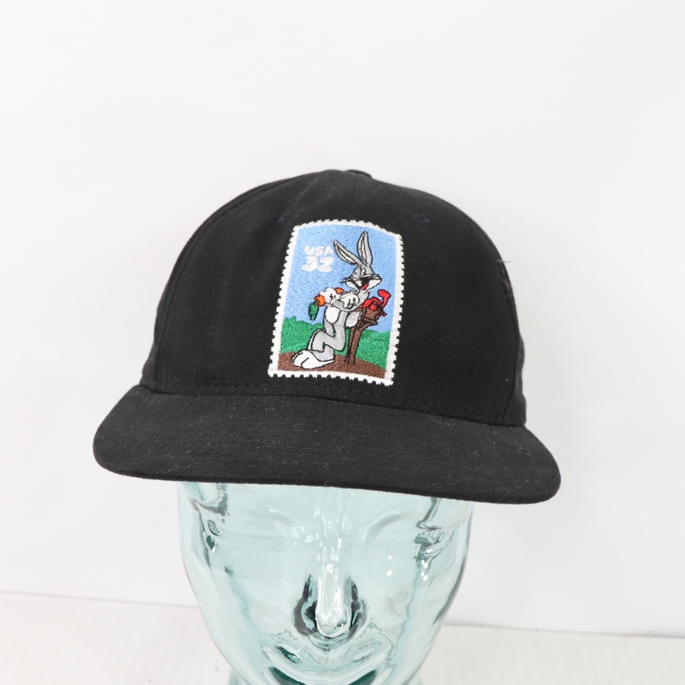 Vtg 90s Looney Tunes USPS Stamp Bugs Bunny Hat - Picture 1 of 8